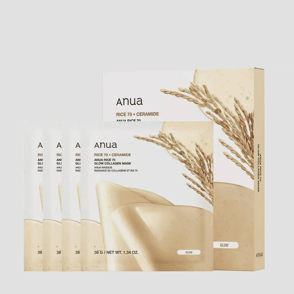 Maschera al Collagene ANUA Rice 70 Glow 38g