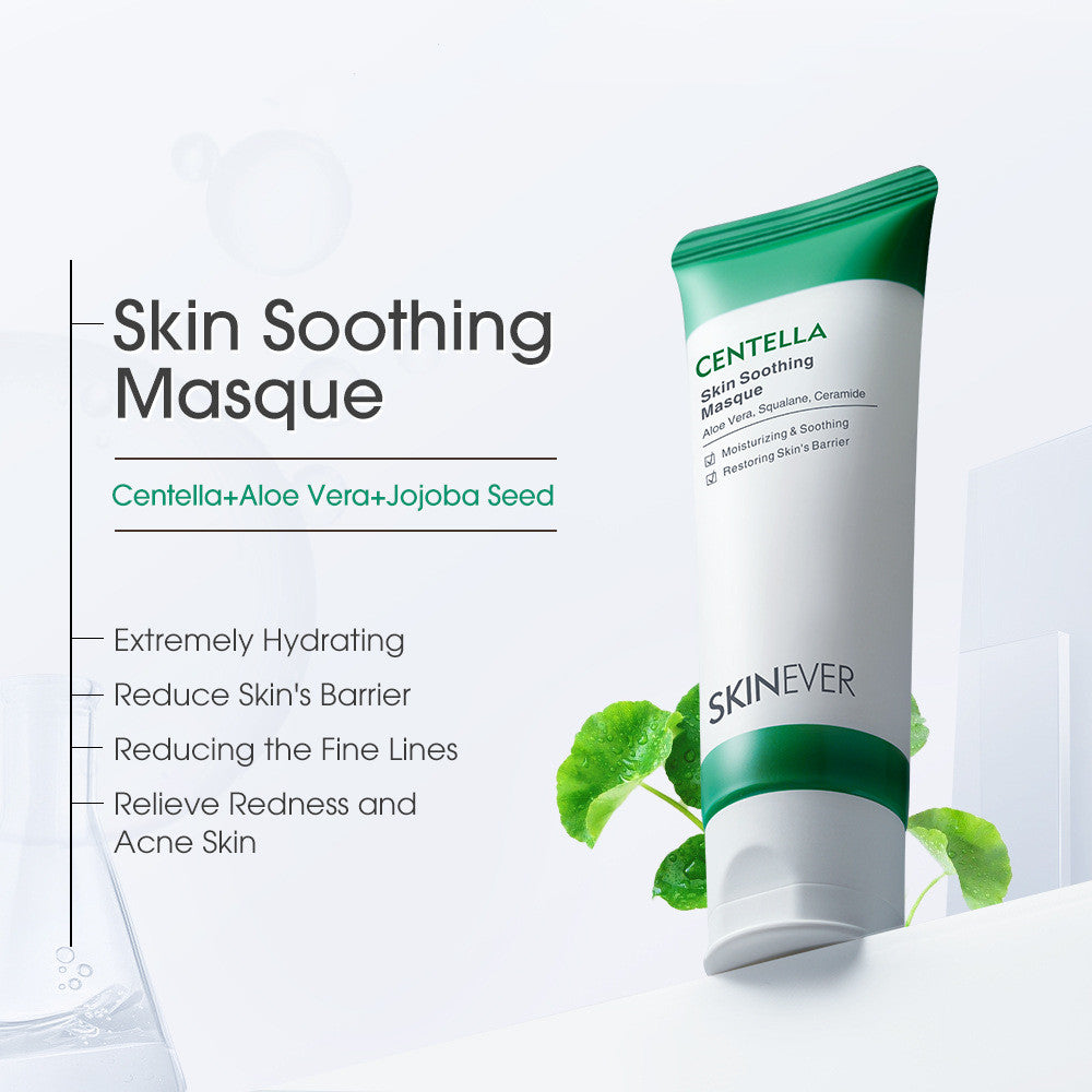 Maschera viso nutriente con centella asiatica