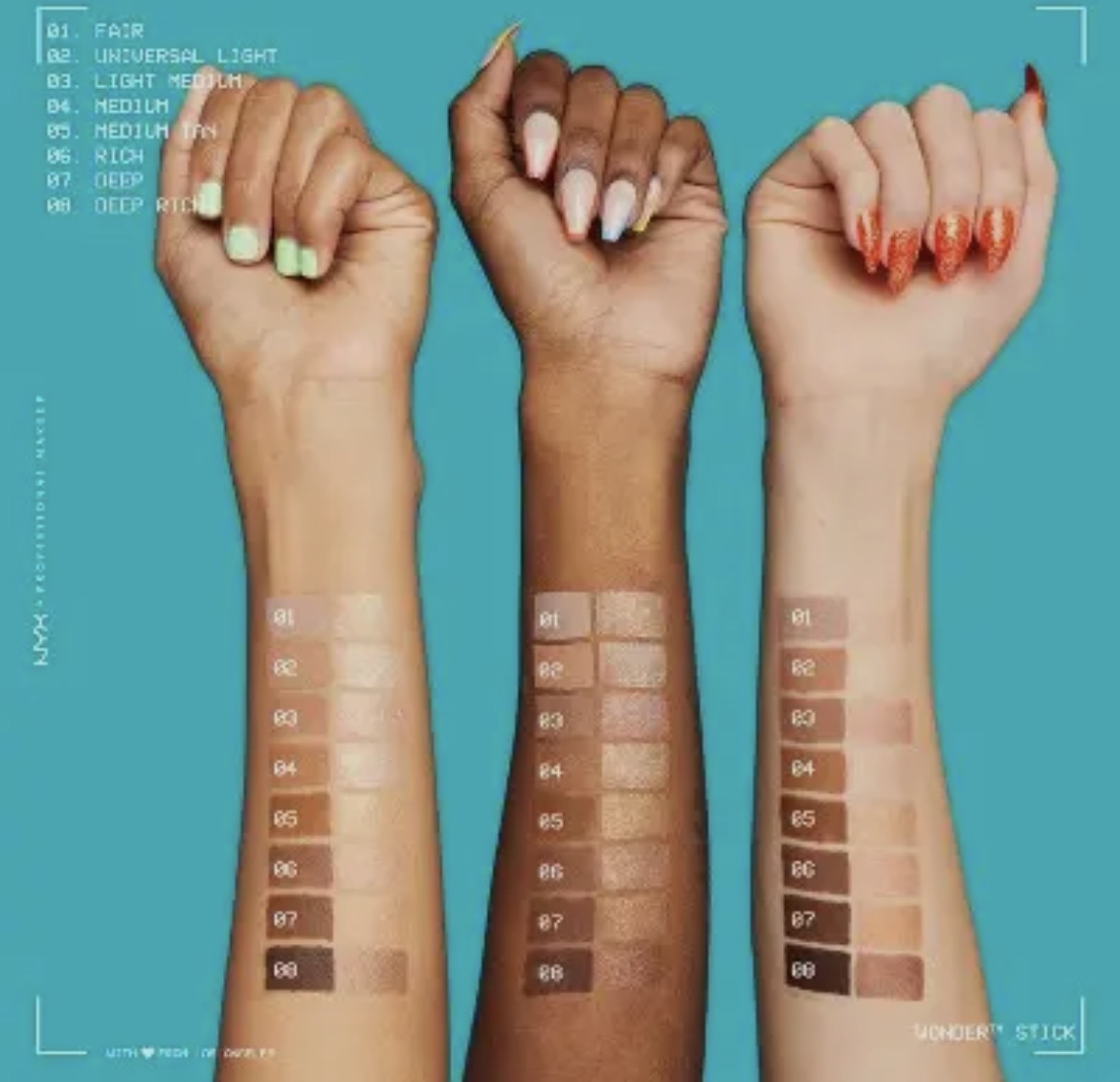 NYX Professional Makeup Wonder Stick 2-in-1 Highlight & Contour 04 Medium
0.28oz - Scatola Imperfetta