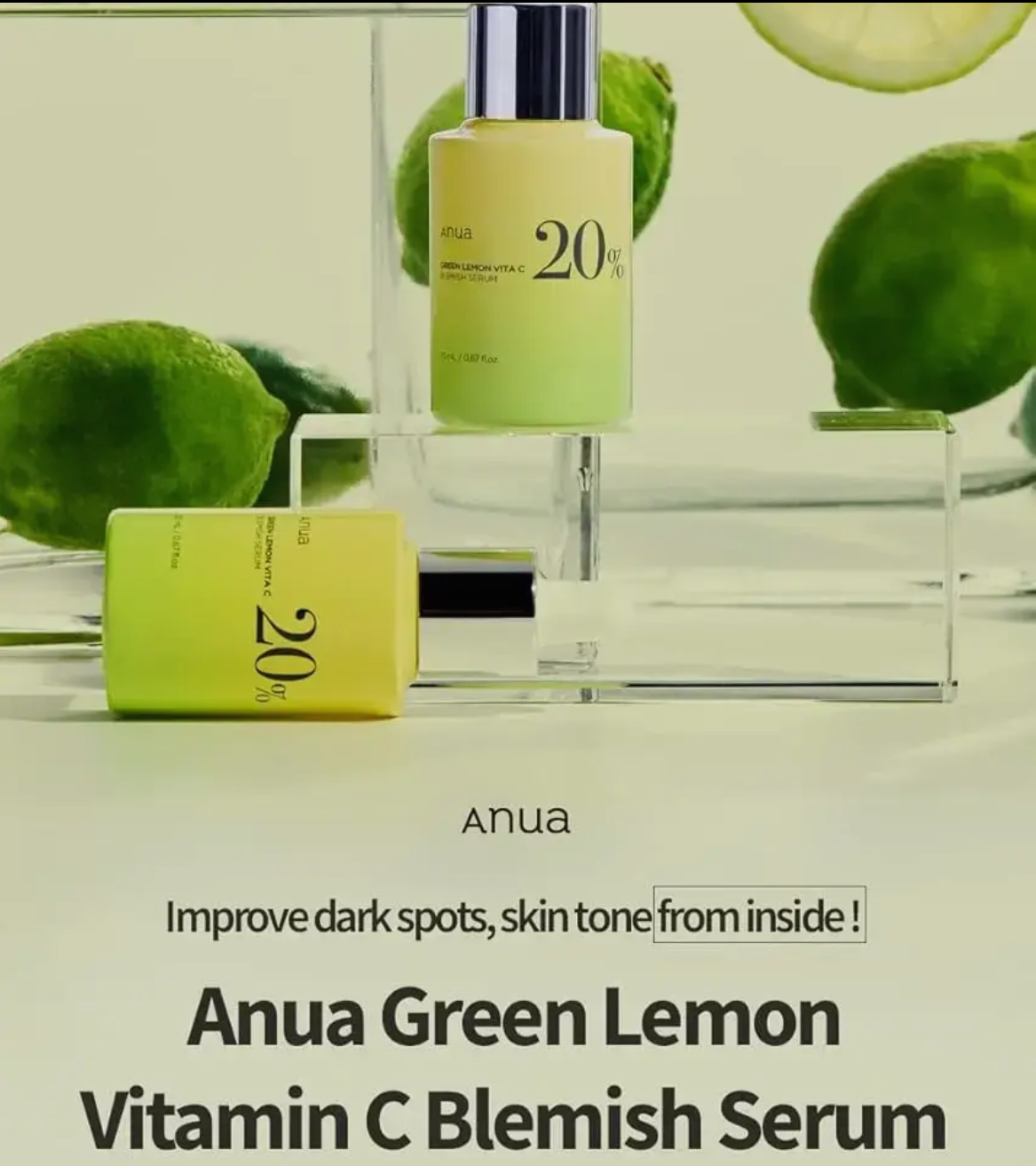 Siero antimacchie alla vitamina C con limone verde Anua Varianti 20 g