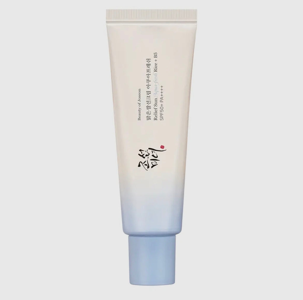 La bellezza di Joseon Relief Sun Aqua-
Fresh: Riso + B5 SPF50+