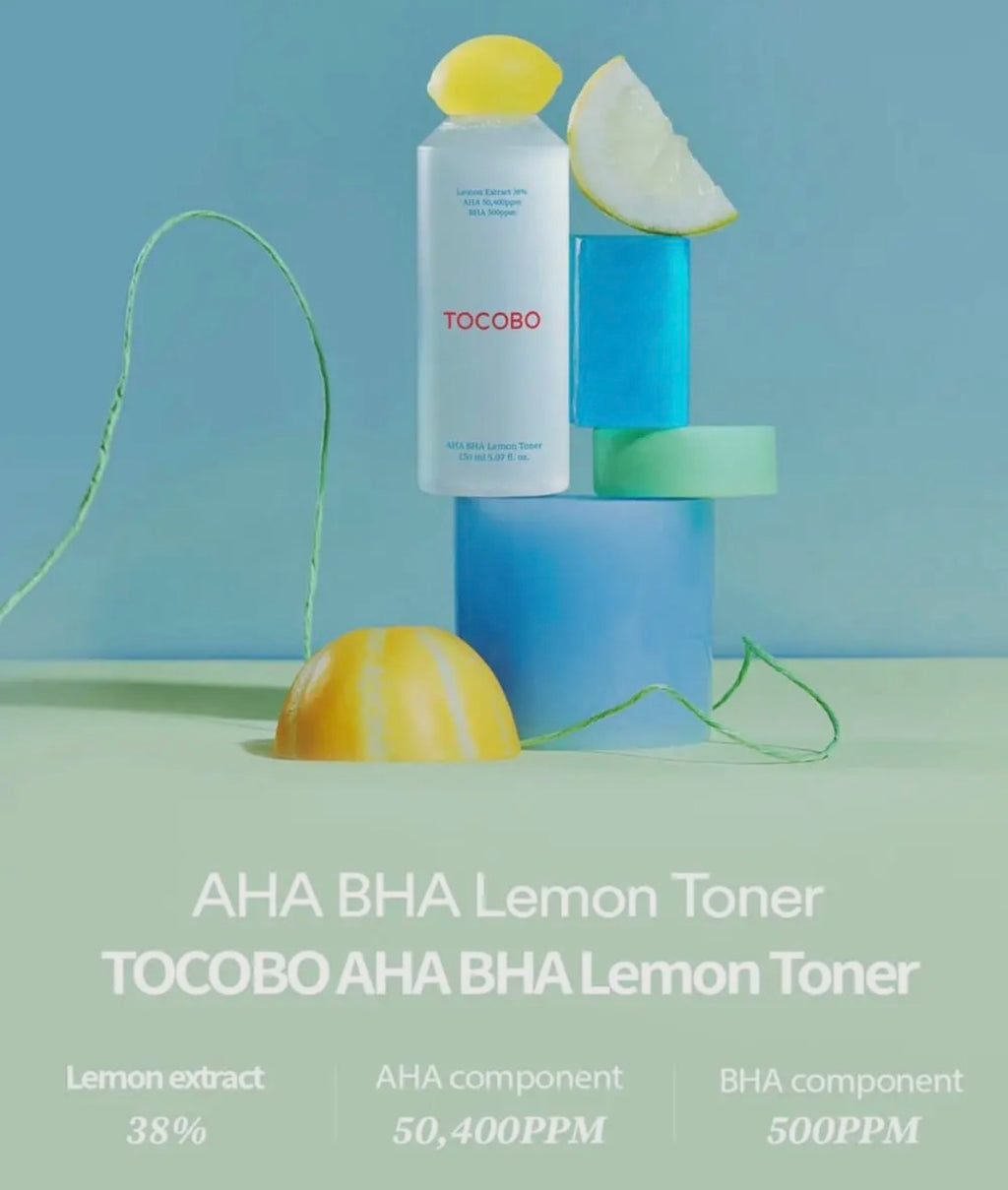 TOCOBO Tonico al limone con AHA e BHA 150 ml